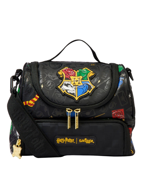 Original Smiggle Harry Potter Double Compartment Lunchbox Bag With Strap