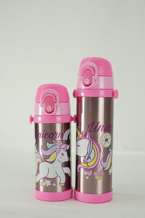Unicorn Stainless Metal Water Bottle 500ML / 350ML