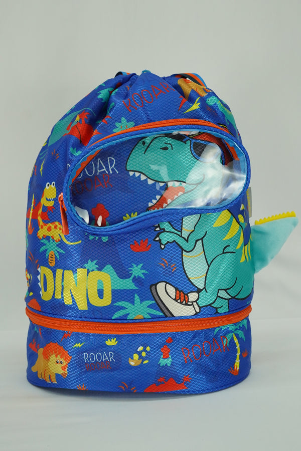 17 Inch Dino Swimming Bag For Boys