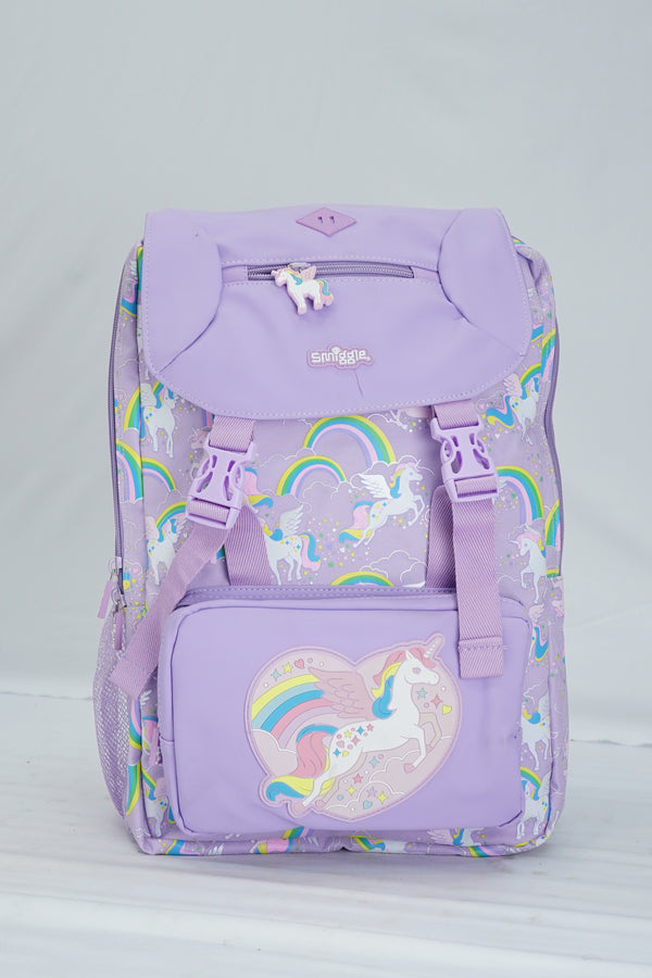 Original Smiggle 19 Inch Unicorn School Bag Original Grade 3 Till Grade 8 Girls