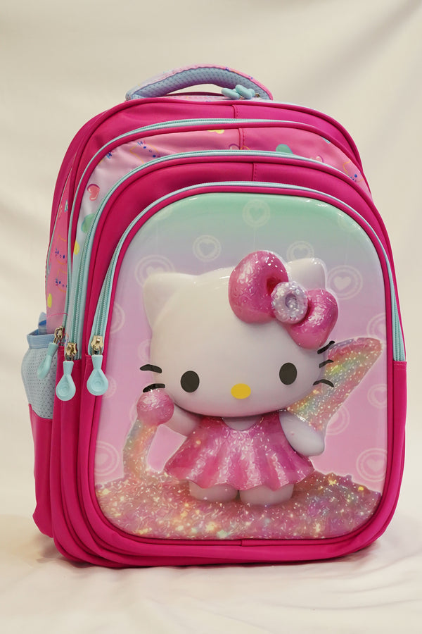 18 Inch Hello Kitty School Bag For Grade 4 Till Grade 8 Girls