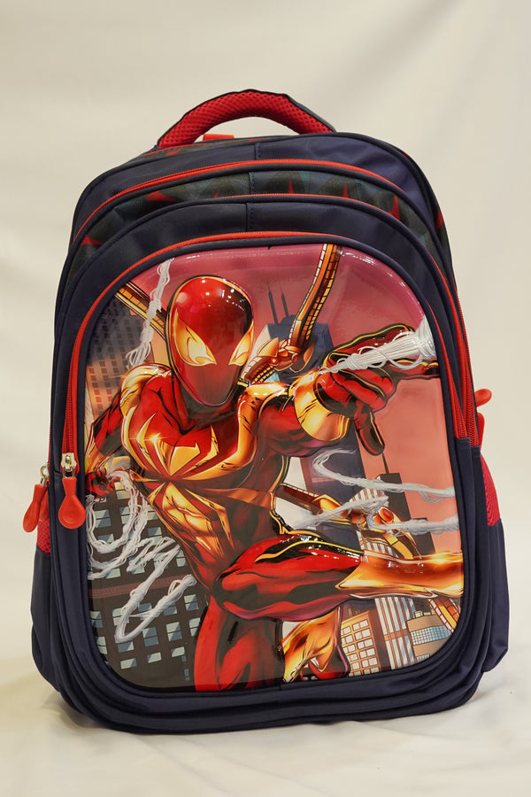 18 Inch Spiderman School Bag For Grade 4 Till Grade 8 Boys