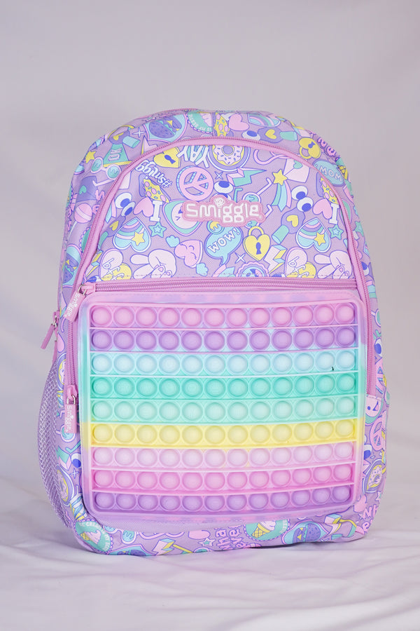 Original Smiggles poppit School Bagpack 18 Inch Grade 1 Till Grade 5 girls