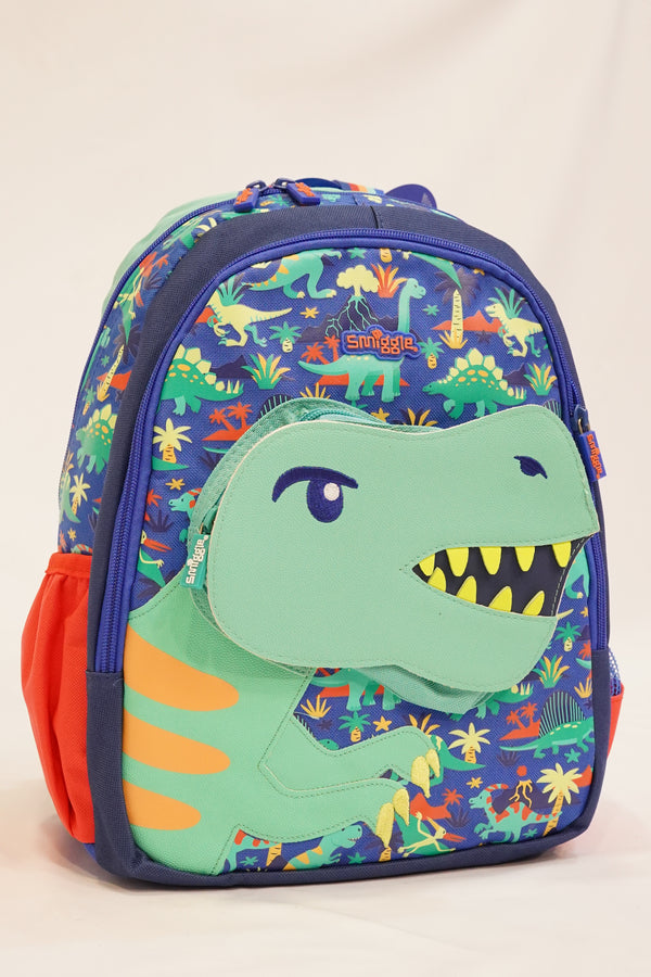 Original Smiggles 14 Inch Dino School Bag for Nursery till Grade KG Boys