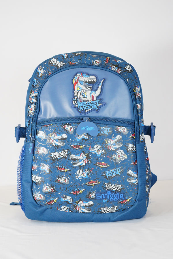 Original Smiggles 18 Inch Dino School Bag Original Grade 1 Till Grade 3 Boys