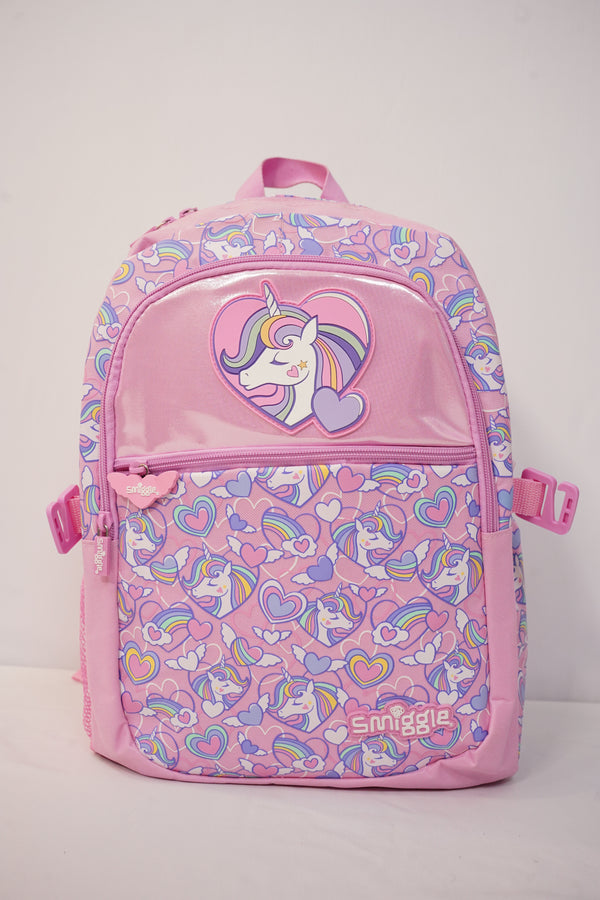 Original Smiggles 18 Inch Unicorn  School Bag Original Grade 1 Till Grade 3 Girls