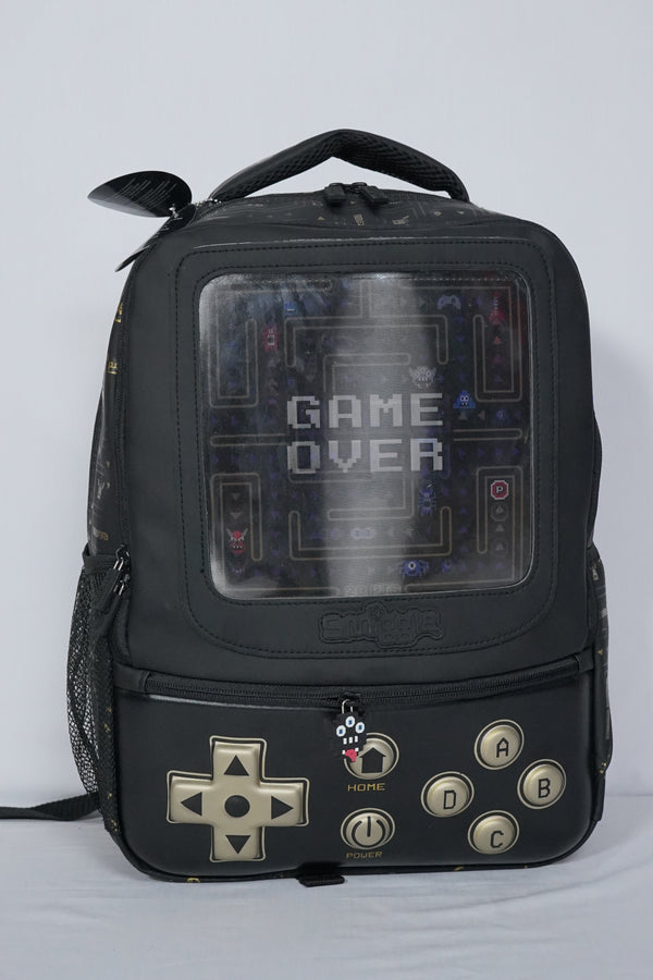 Original Smiggles 17 Inch Game Over School Bag Original Grade 1 Till Grade 3 Boys