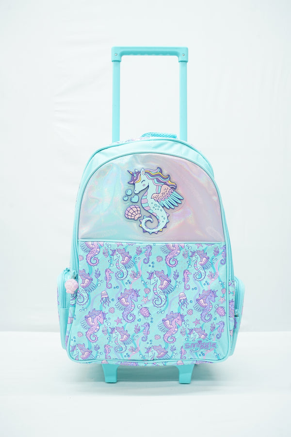 Original Smiggles 20 Inch Unicorn Trolly School Bag Original for Grade 1 Till Grade 5 Girls