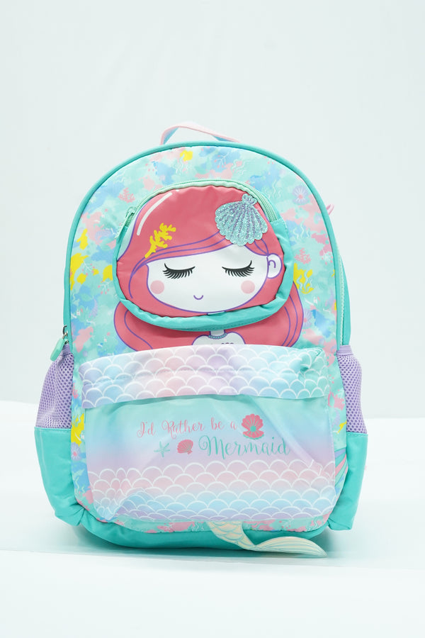 15 Inch Vest Mermaid School Bag By Vest  For KG Till Grade 2 Girls