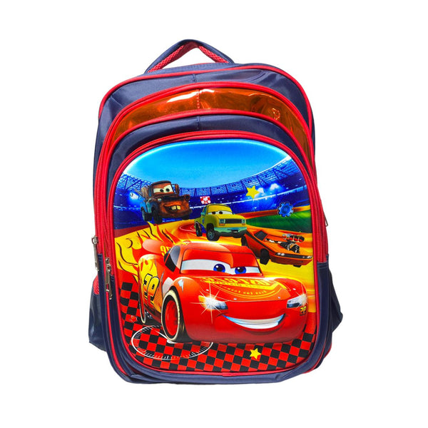 19 Inch 3D Mcqueen School bag For Grade 2 Till Grade 7 Boys