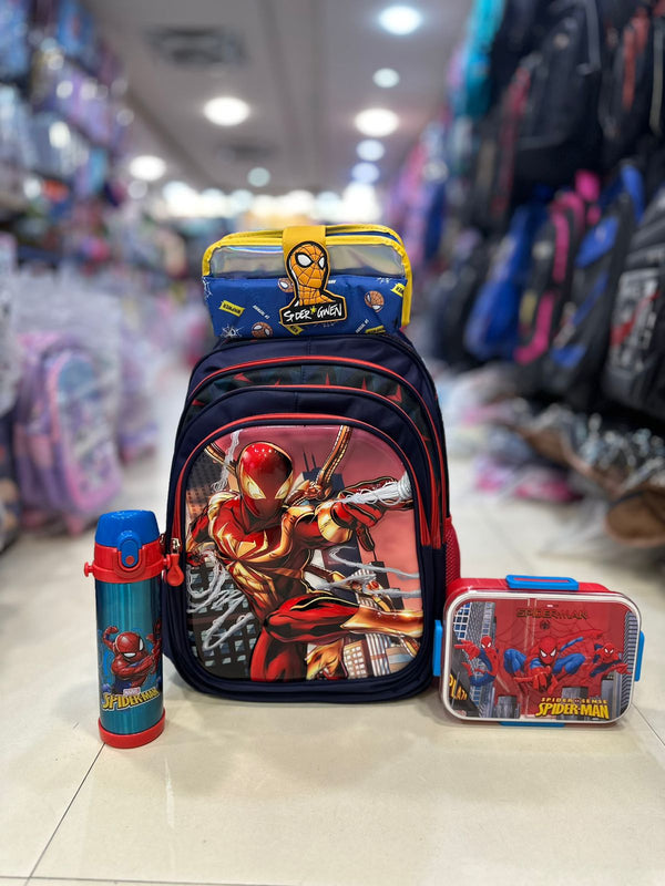 Spiderman 4 piece bundle for grade 4 till grade 8 Boys