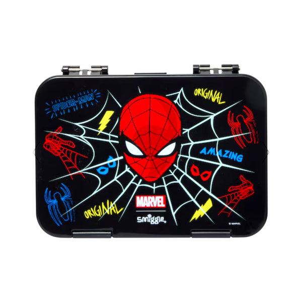 Original Smiggle Spiderman Bento Lunch Box - BPA Free