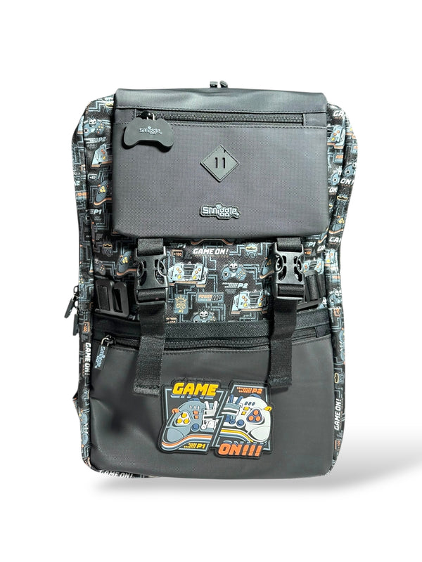 Original Smiggle 19 Inch Gaming Console School Bag Original Grade 3 Till Grade 8 Boys