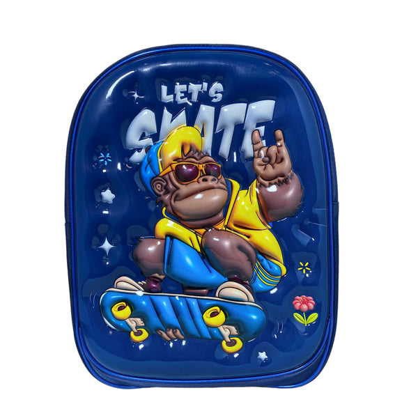 14 Inch 3D Smart Monkey School Bag For Play Group Boys