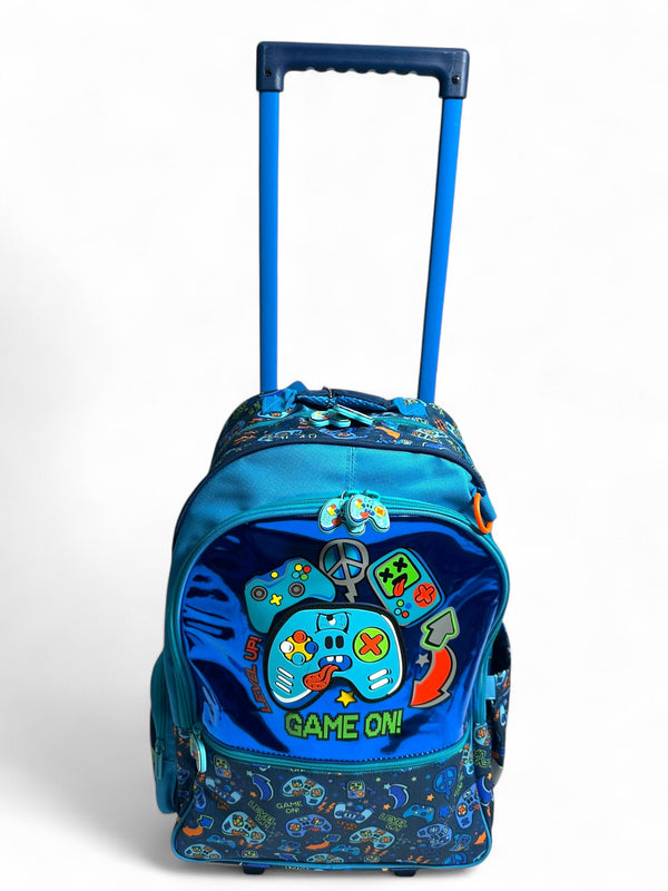 17 Inch Gaming Console Trolley School Bag By Vest for Grade 1 Till Grade 3 Boys