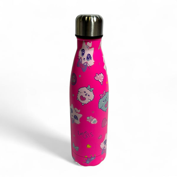 Kitty Stainless Steel Water Bottle 500ML