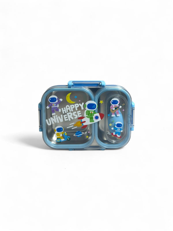 Space Astronaut 600ML Stainless Metal Lunchbox