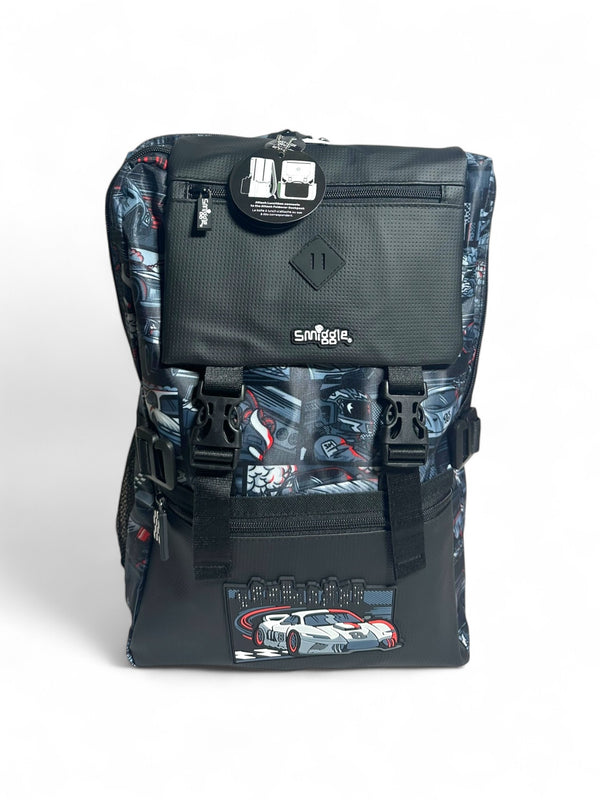 Original Smiggles 19 Inch Car School Bag Grade 3 Till Grade 8 Boys