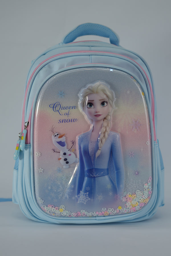 15 Inch Frozen School Bag For Grade KG Till Grade 2 Girls