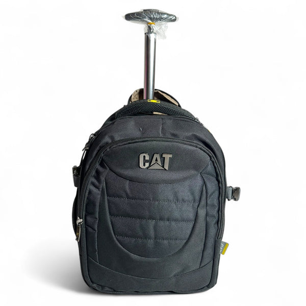 18 inch Cat Waterproofed Trolley Bag For grade 3 Till Grade 8 Boys