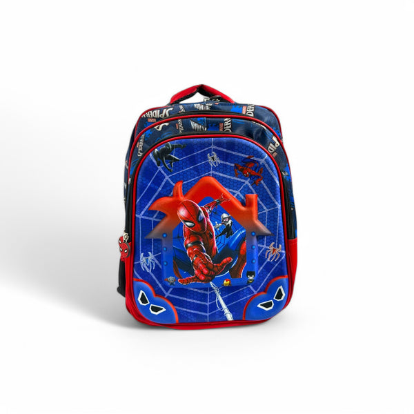 16 Inch Spiderman School Bag For 1 Till 3 Boys