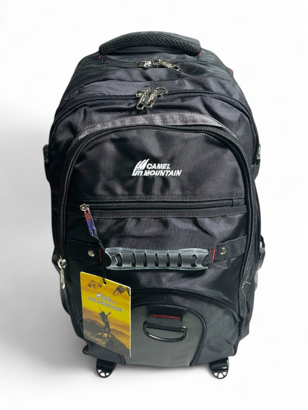 22 Inch Camel Mountain School Bag For Grade 4 Till Grade 10 Boys