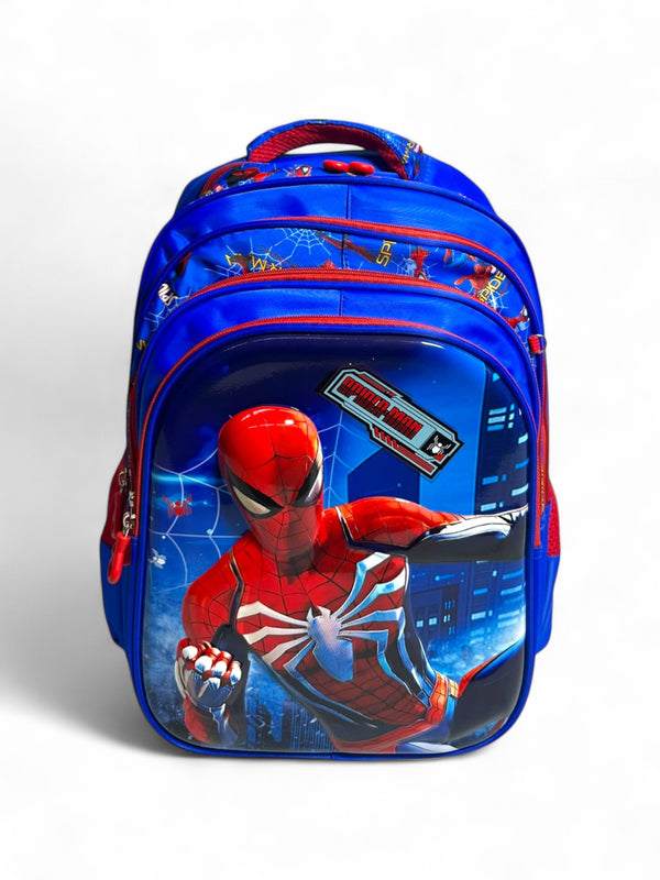 18 Inch Spiderman School Bag For Grade 4 Till Grade 8 Boys