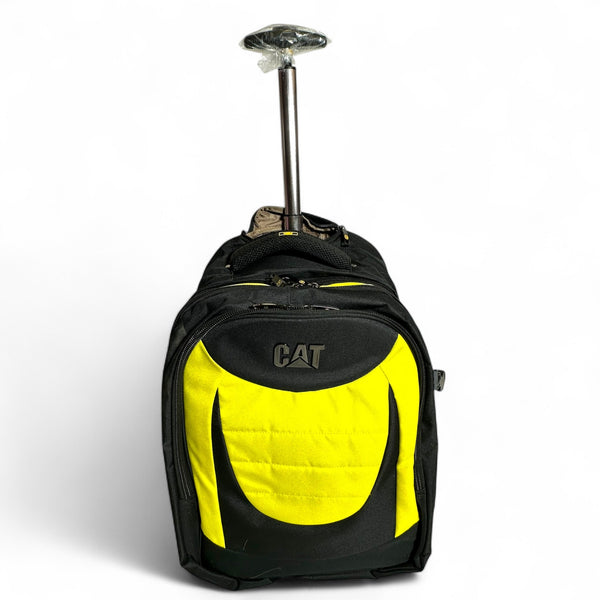 18 inch Cat Waterproofed Trolley Bag For grade 3 Till Grade 8 Boys