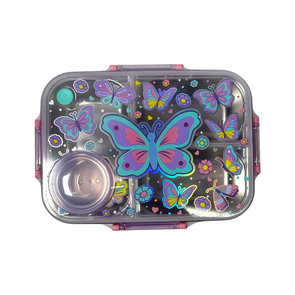 Butterfly 750ML stainless Metal LunchBox By Vest