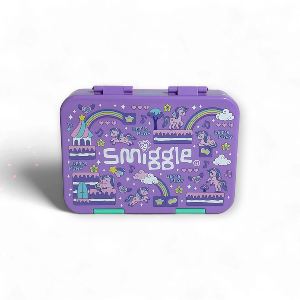 Original Smiggle Unicorn Bento Lunch Box - BPA Free