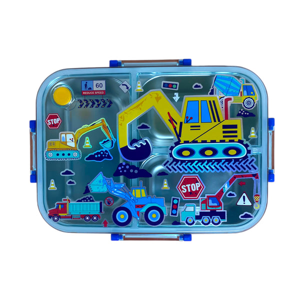 Excavator 800ML stainless Metal Lunch Box By Vest