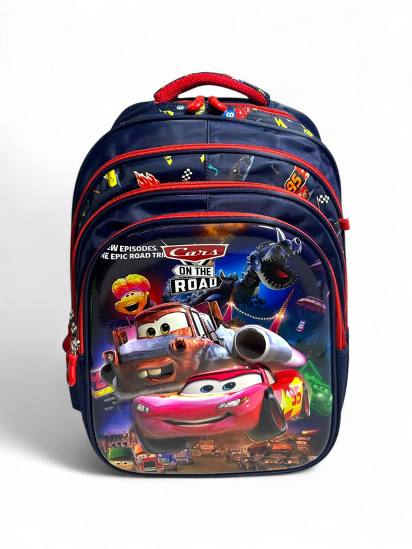 18 Inch Mcqueen School Bag For Grade 4 Till Grade 8 Boys