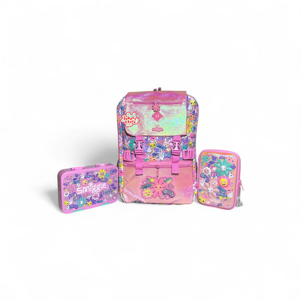 Original Pink Floral 3 piece bundle For Grade 3 Till 8 Girls