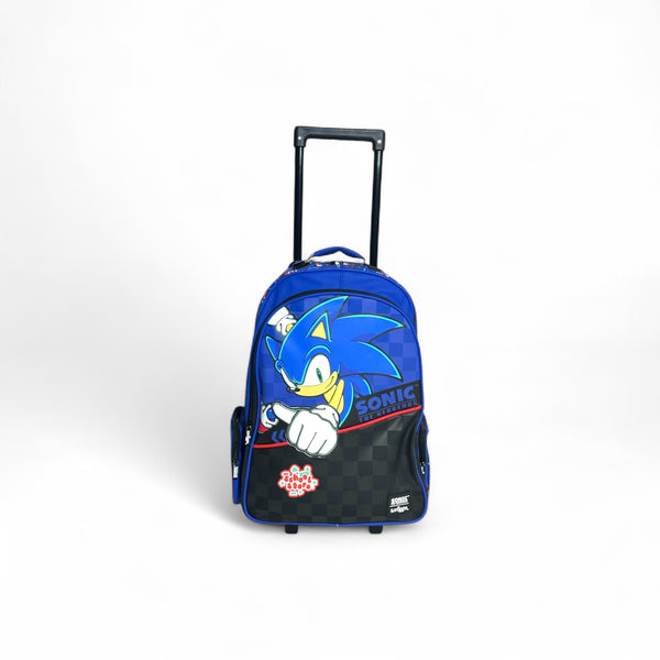 Original 20 Inch Sonic Trolley School Bag Original for Grade 1 Till Grade 5 Boys