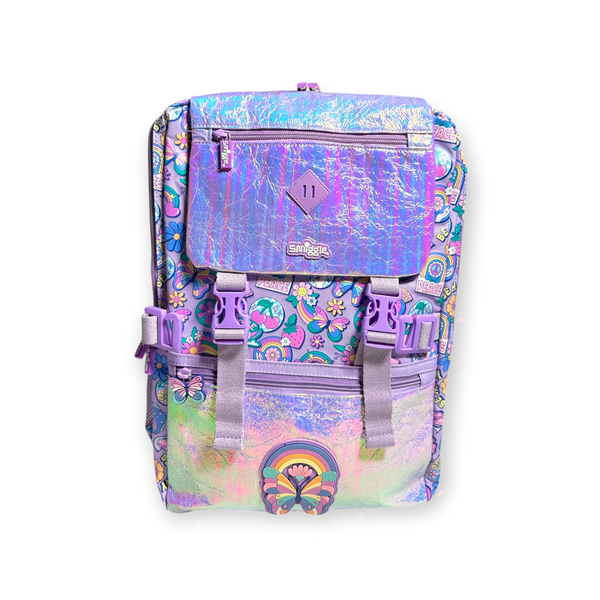 Original Smiggle 19 Inch Butterfly School Bag Original Grade 3 Till Grade 8 Girls