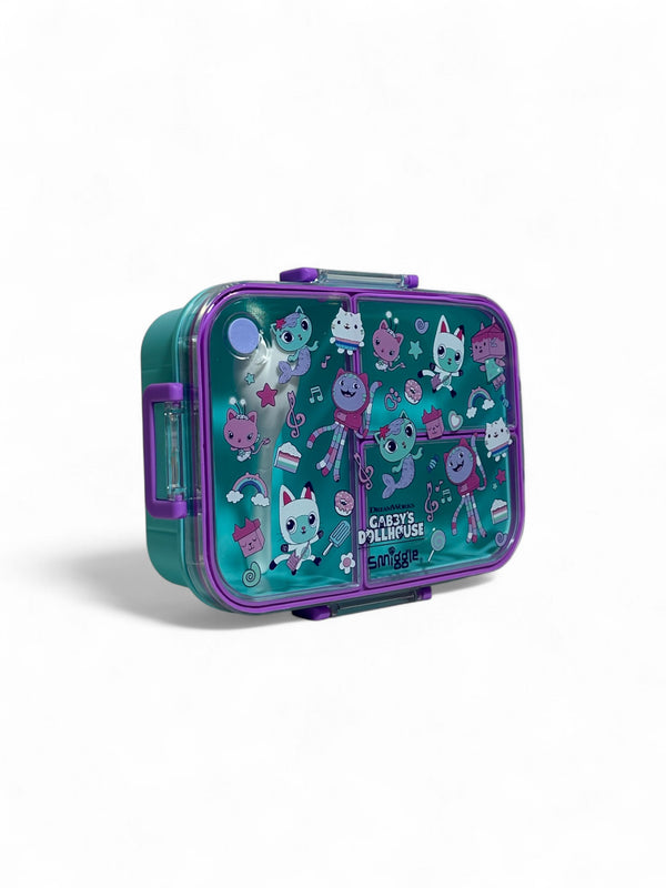 Original Smiggle Gabby Doll House 1200ML Trio Large Lunchbox - BPA Free