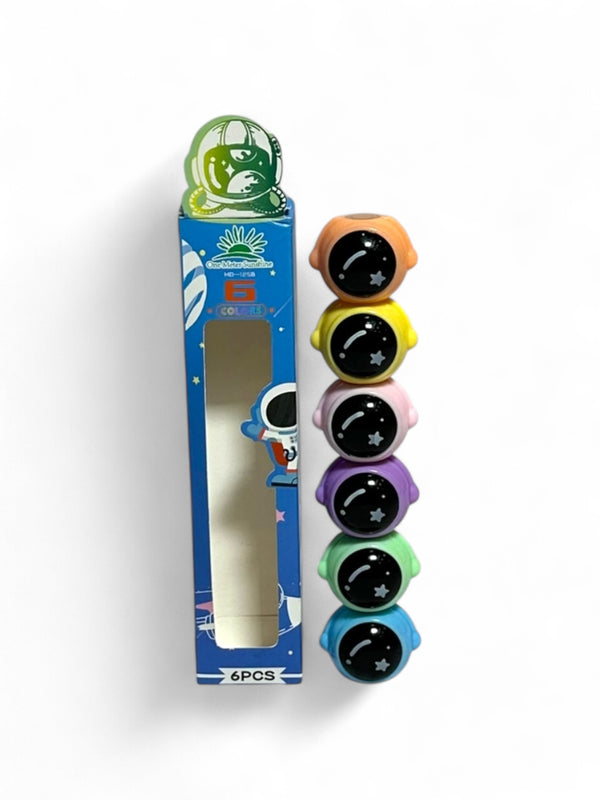 Space Astronaut Themed Highlighters 3+Age