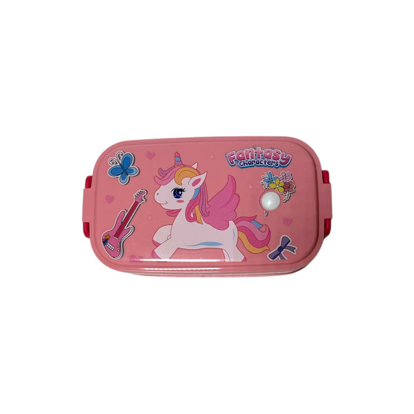 Unicorn Double Decker Stainless Metal Lunch Box