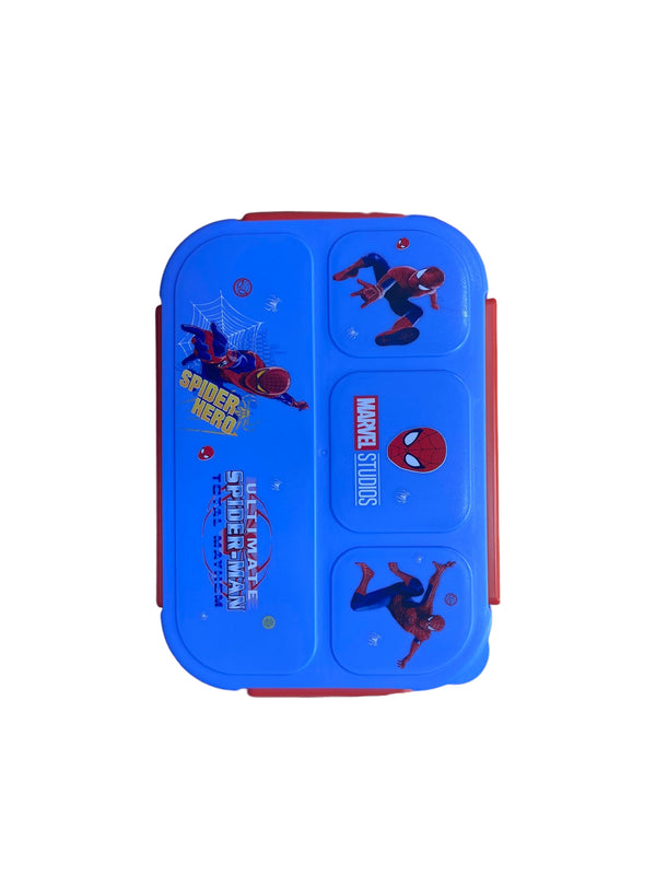 Spiderman 1100ML 4 Partitions BPA Free Plastic Lunch Box