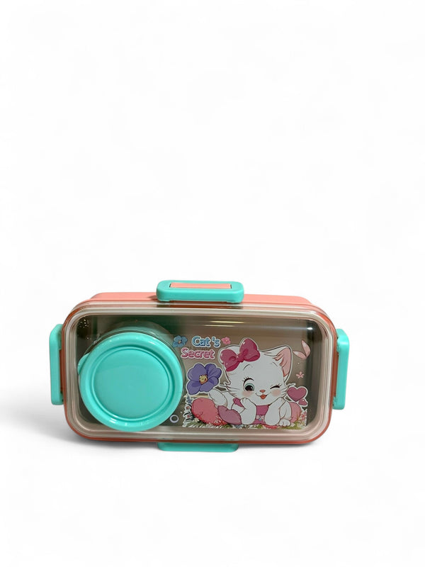 Kitty 500ML stainless Metal Lunchbox