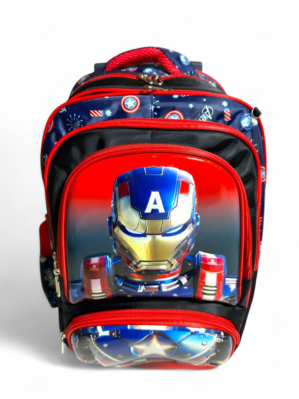 16 inch Avengers Trolley Bag For grade 1 Till Grade 3 Boys
