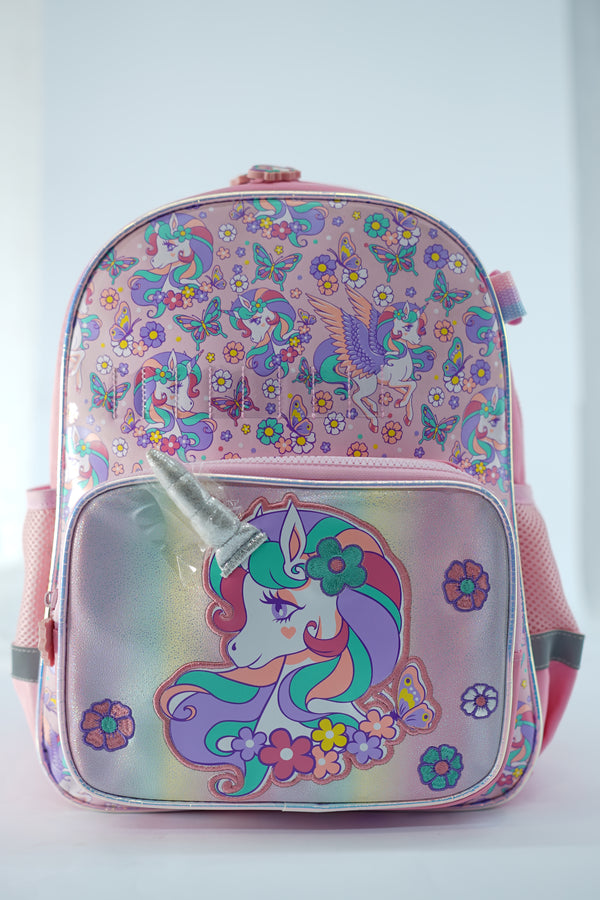 14 Inch Unicorn School Bag for Nursery till Grade KG Girls By Vest