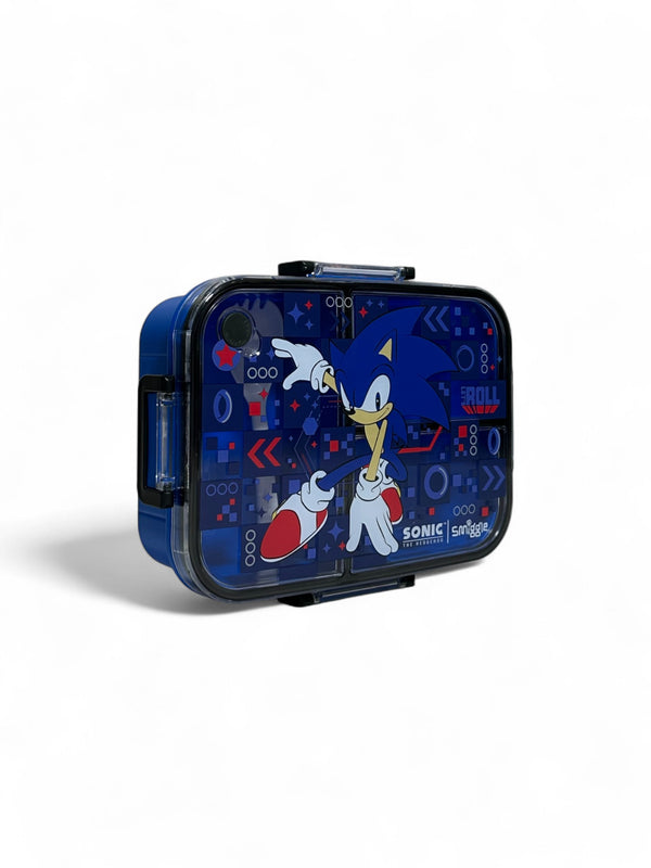 Original Smiggle Sonic 1200ML Trio Large Lunchbox - BPA Free
