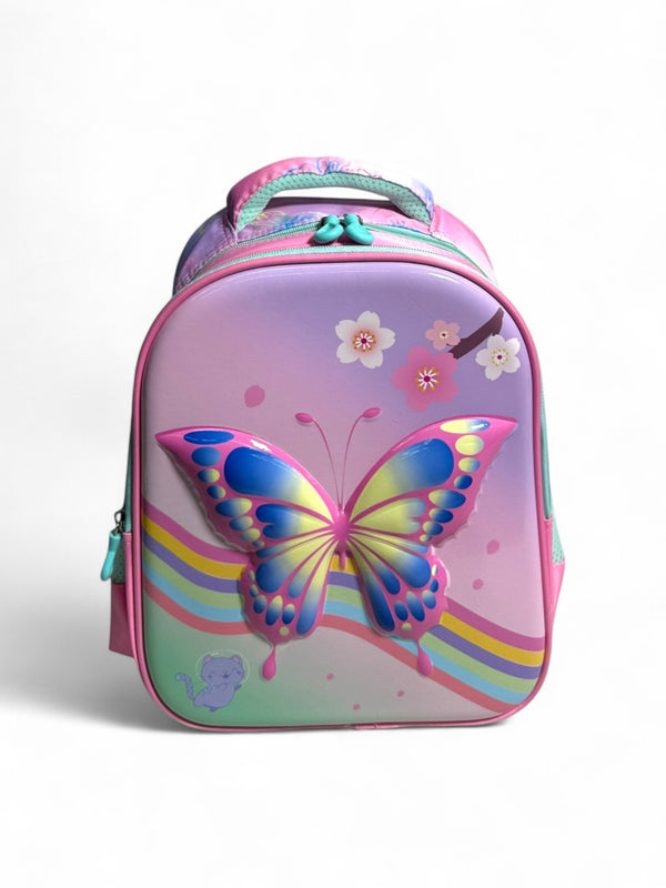14 Inch Butterfly School Bag For Nursery Till KG Girls