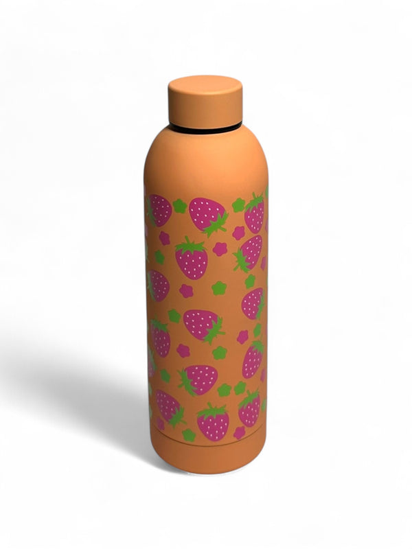 Strawberry Stainless metal Water Bottle 500ML