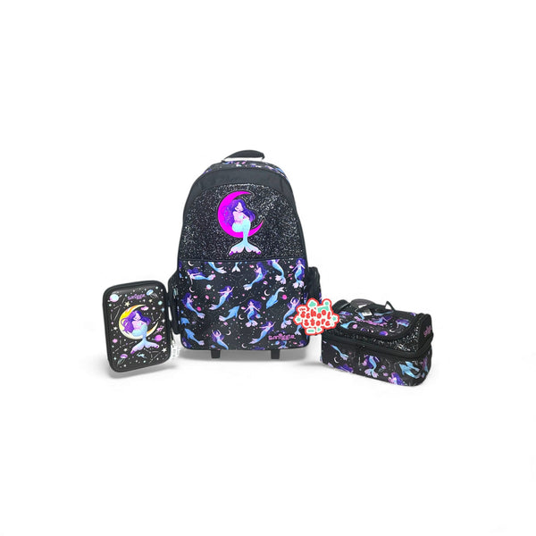 Original Mermaid 3 piece Trolley Bag bundle  For Grade 1 Till 5 Girls
