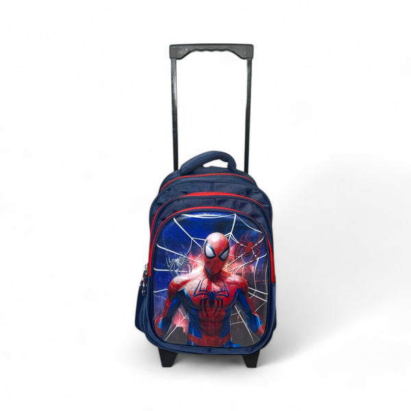 18Inch 3D Spiderman School Trolley Bag For Grade 1 Till Grade 5 Boys