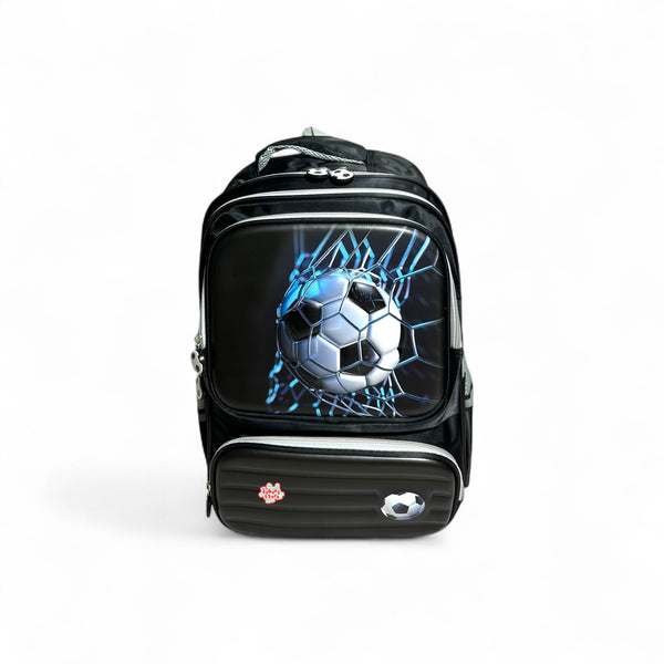 17 Inch 3D Football School Bag For Grade 1 Till Grade 3 Boys