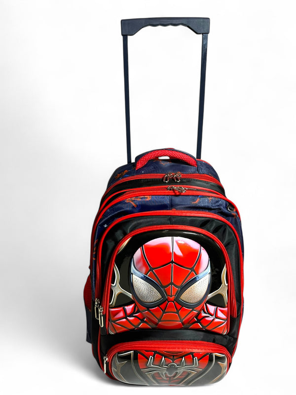 18 inch Spiderman Trolley Bag For grade 3 Till Grade 7 Boys