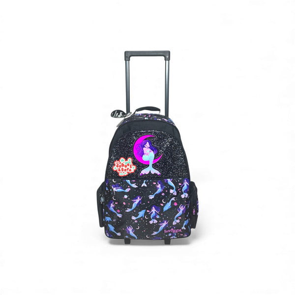 Original 20 Inch Mermaid Trolley School Bag for Grade 1 Till Grade 5 Girls